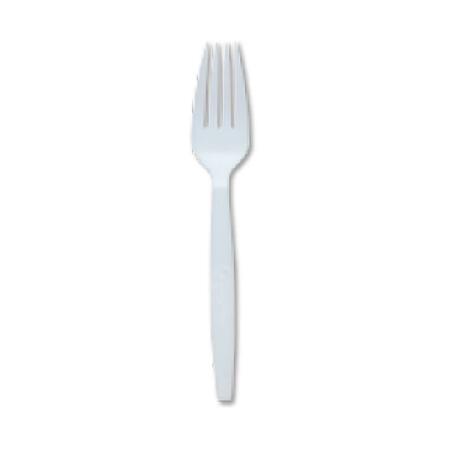 GREEN WAVE INTERNATIONAL FORK-WHT PEC White Compostable Fork Bulk FORK-WHT  (PEC)